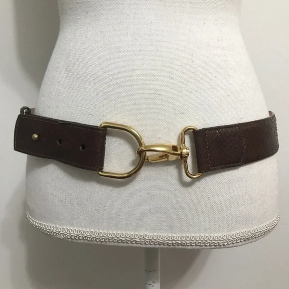 W. Kleinberg | Accessories | W Kleinberg Brown Snakeskin  display picture 3